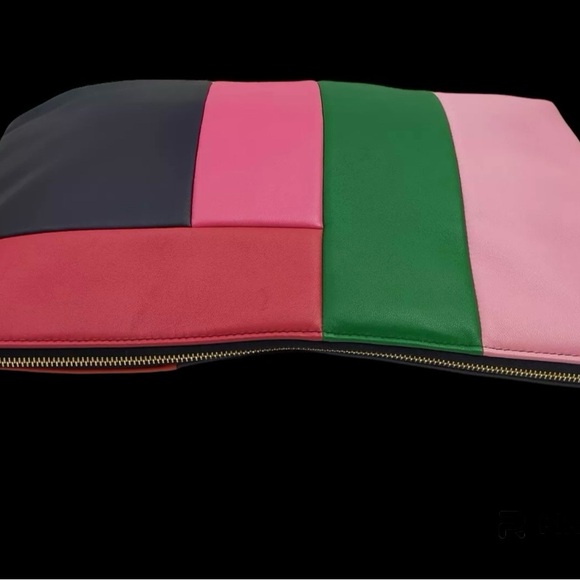 Authentic Chanel clutch bag geometric multi color - Picture 4 of 7